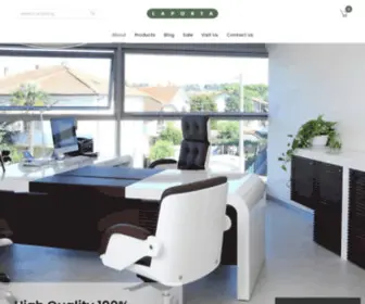 Laporta.co.uk(Laporta Executive Office Furniture) Screenshot