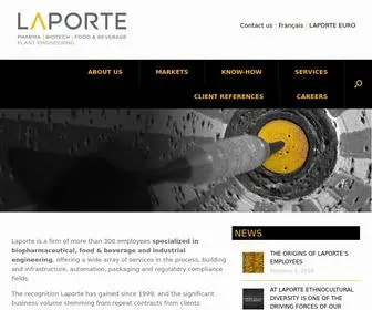 Laporteconsultants.com(Firme de génie) Screenshot