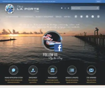 Laportetx.gov(La Porte) Screenshot