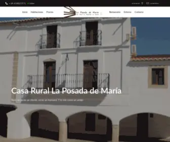 Laposadademaria.es(Casa Rural La Posada de María) Screenshot