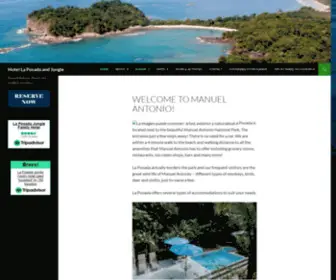 Laposadajungle.com(Manuel antonio beach hotel) Screenshot
