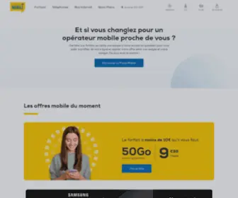 Lapostemobile.fr(La Poste Mobile) Screenshot
