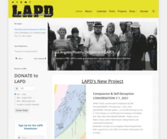 Lapovertydept.org(Project Archive) Screenshot