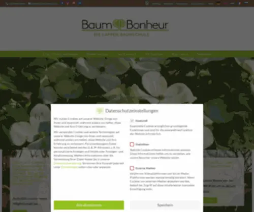 Lappen-Tree-Nurseries.com(Baum & Bonheur) Screenshot