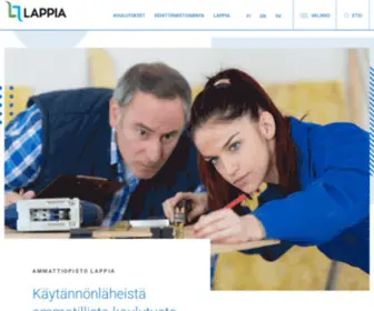 Lappia.fi(Koulutusta ja työelämäpalveluja) Screenshot