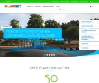 Lappset.com(Lappset is a playground equipment and outdoor exercise equipment manufacturer and supplier offering solutions for school playgrounds) Screenshot