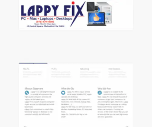 Lappyfix.com(Lappy Fix) Screenshot
