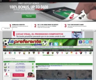 Lapreferente.com(Gibraltar Football League Senior) Screenshot