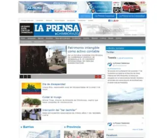 Laprensa.com.ec(Diario La Prensa Riobamba) Screenshot