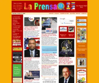 Laprensa1.com(La Prensa Newspaper) Screenshot