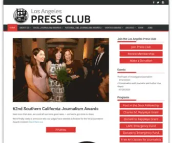 Lapressclub.org(Enter the 65th socal journalism awards the southern california journalism awards contest) Screenshot