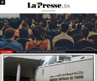 Lapresse.tn(La Presse de Tunisie) Screenshot