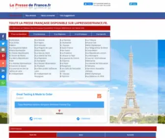 Lapressedefrance.fr(Presse française) Screenshot