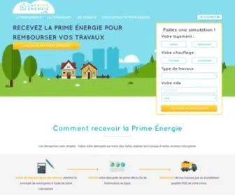 Laprimeenergie.fr(La prime énergie) Screenshot