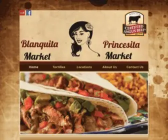 Laprincesitaylablanquita.com(Los Angeles Tortilla Company) Screenshot