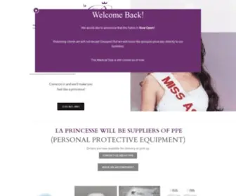 Laprincessespa.com(La Princesse Medical Spa and Salon) Screenshot