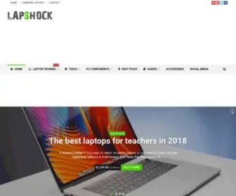 Lapshock.com(Laptop Reviews by LapShock) Screenshot