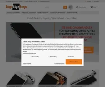 Laptiptop.com(Smartphone und Tablet Ersatzteile mit Reparatur) Screenshot