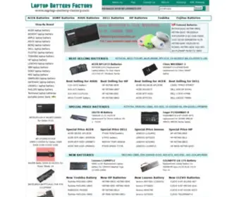 Laptop-Battery-Factory.com(Buy laptop battery) Screenshot