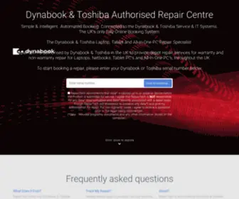 Laptop-Repair.co.uk(Dynabook &amp; Toshiba Laptop Repairs) Screenshot