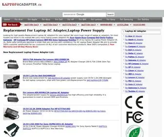 Laptopacadapter.ca(Laptop AC Adapter) Screenshot