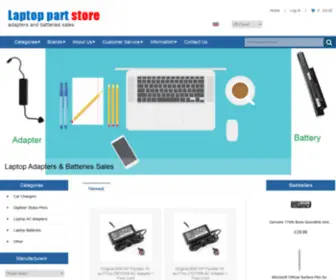 Laptopartstore.co.uk(Laptop AC Adapters & Laptop Batteries And Keyboards Sales) Screenshot