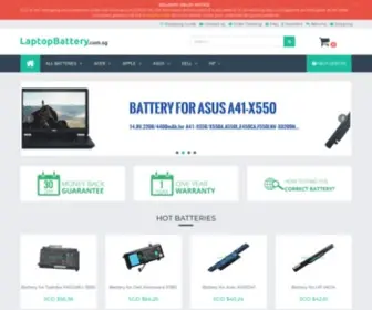 Laptopbattery.com.sg(High quality batteries for Acer) Screenshot