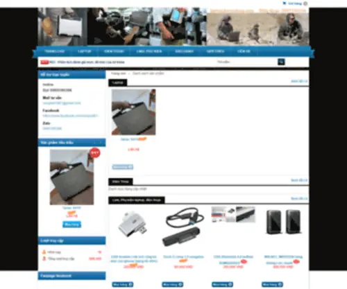 Laptopchuyendung.com(Linh kiện laptop quân đội) Screenshot