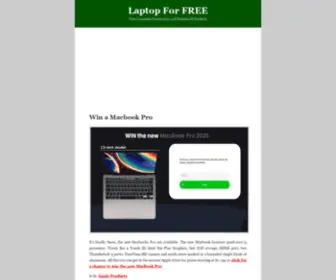 Laptopforfree.net(Laptop Rewards) Screenshot
