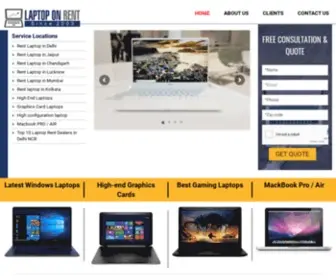 Laptoponrent.co.in(Laptops on Rent in Delhi) Screenshot