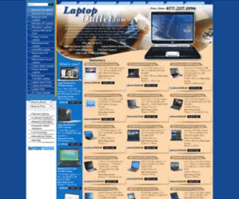 Laptopoutlet.com(Cheap Refurbished Laptops For Sale and Used Notebooks) Screenshot