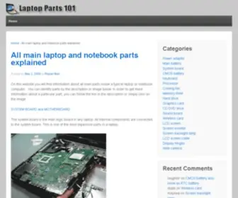 Laptopparts101.com(Laptop Parts 101) Screenshot