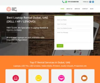 Laptoprentaluae.com(IT Rental Services Dubai) Screenshot