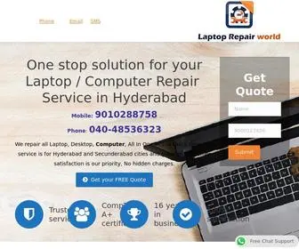 Laptoprepairworld.com(Laptop Repair World Hyderabad Secunderabad Computer Repair Service) Screenshot