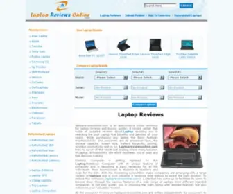 Laptopreviewsonline.com(Compare Laptop Brands) Screenshot