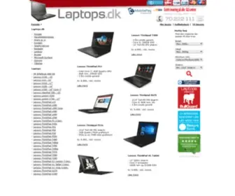 Laptops.dk(Forside) Screenshot