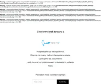 Laptops.pl(Marka istniejąca od 2002 roku) Screenshot