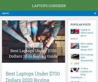 Laptopsconsider.com(Laptops Consider) Screenshot