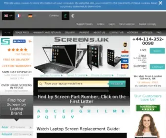 Laptopscreen.co.uk(Laptop) Screenshot