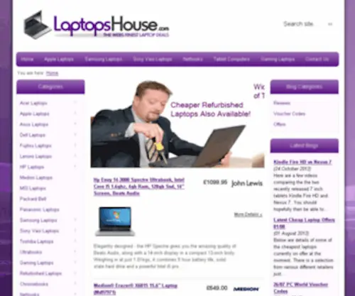 Laptopshouse.com(Best Laptop Deals) Screenshot