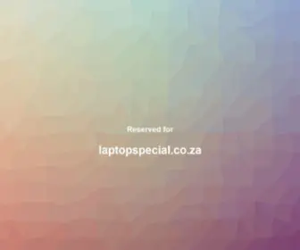 Laptopspecial.co.za(Laptop specials) Screenshot