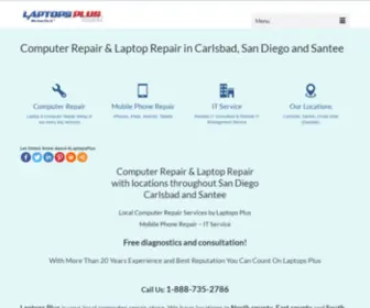 Laptopspluswest.com(Computer Repair) Screenshot