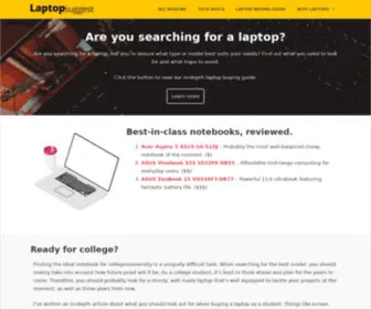 Laptopsuggest.com(Read reviews about the best laptops on sale today) Screenshot