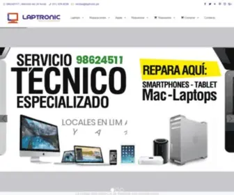 Laptronic.pe(Servicio Técnico de Laptops) Screenshot