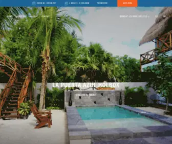 Lapuertaazulholbox.com(La Puerta Azul Holbox) Screenshot