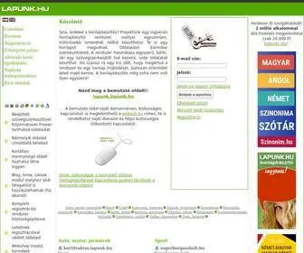 Lapunk.hu(Honlapkészítés) Screenshot