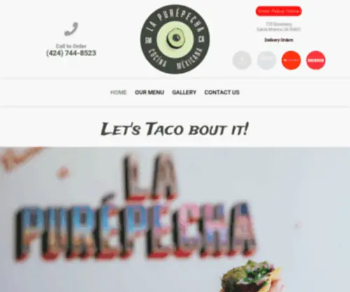 Lapurepecha.la(Mexican Food Restaurant Santa Monica) Screenshot