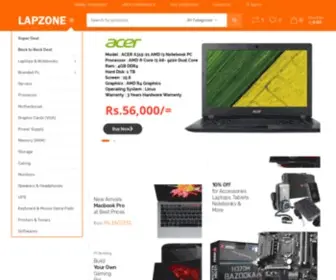 Lapzone.lk(Laptop, Desktop, Accessories in Sri lanka) Screenshot