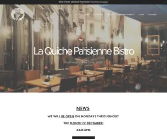 Laquicheparisiennebistro.com(La Quiche Parisienne Bistro) Screenshot