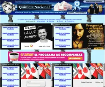 Laquinielanacional.org(Quiniela Nacional en Directo) Screenshot